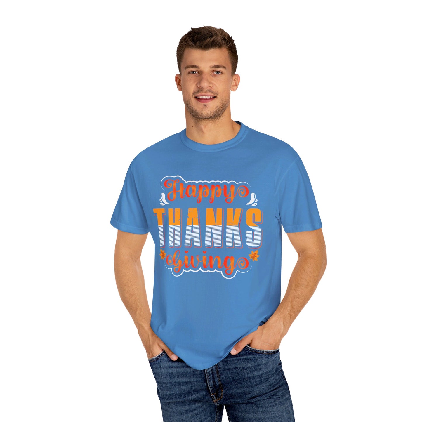 Happy Thanksgiving | Unisex Garment-Dyed T-shirt